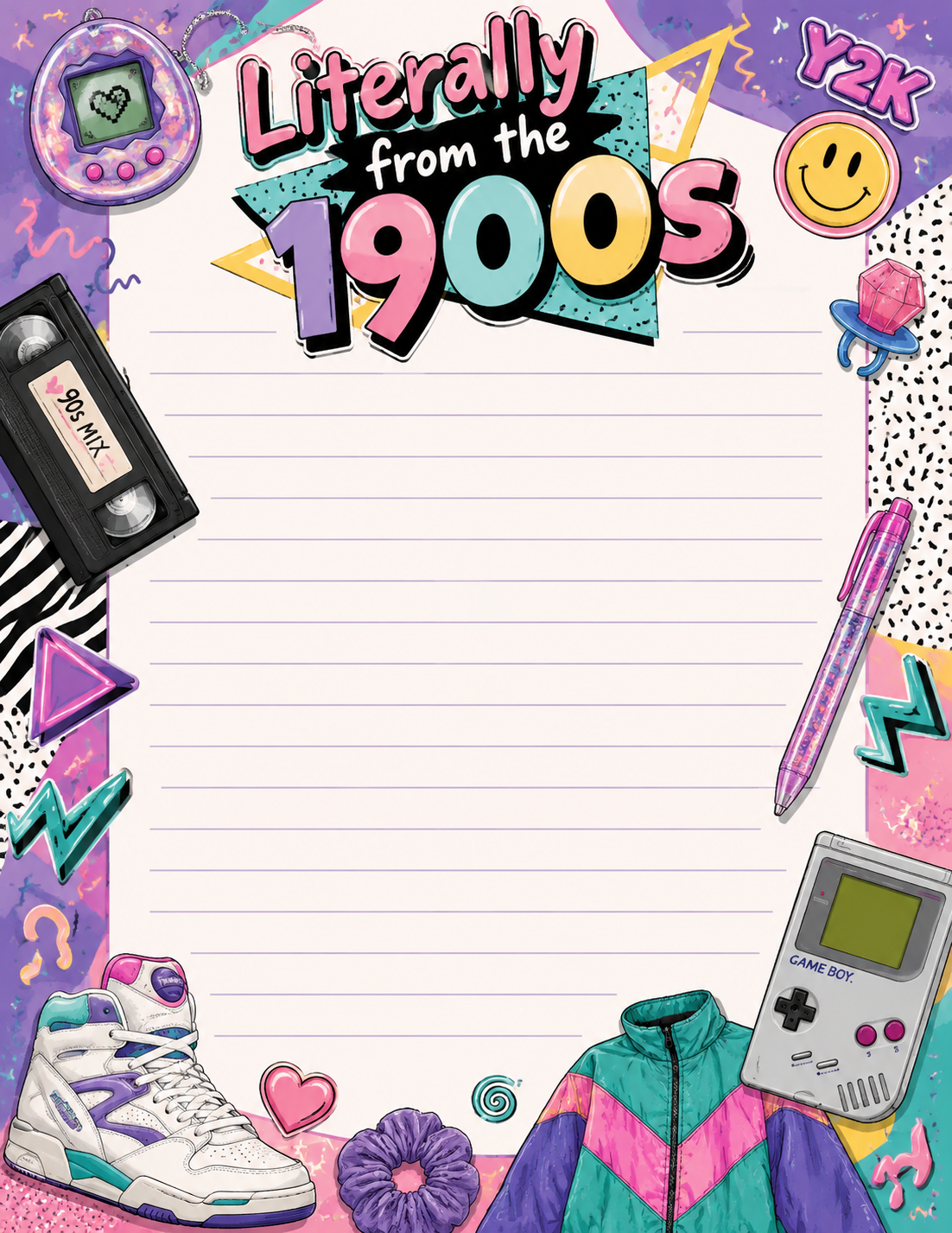 Retro 90s Notepad
