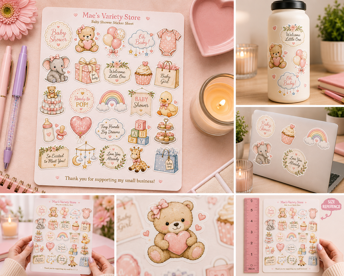 Baby Shower Stickers