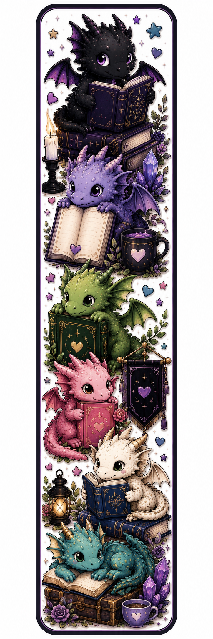 Book Dragons Bookmark