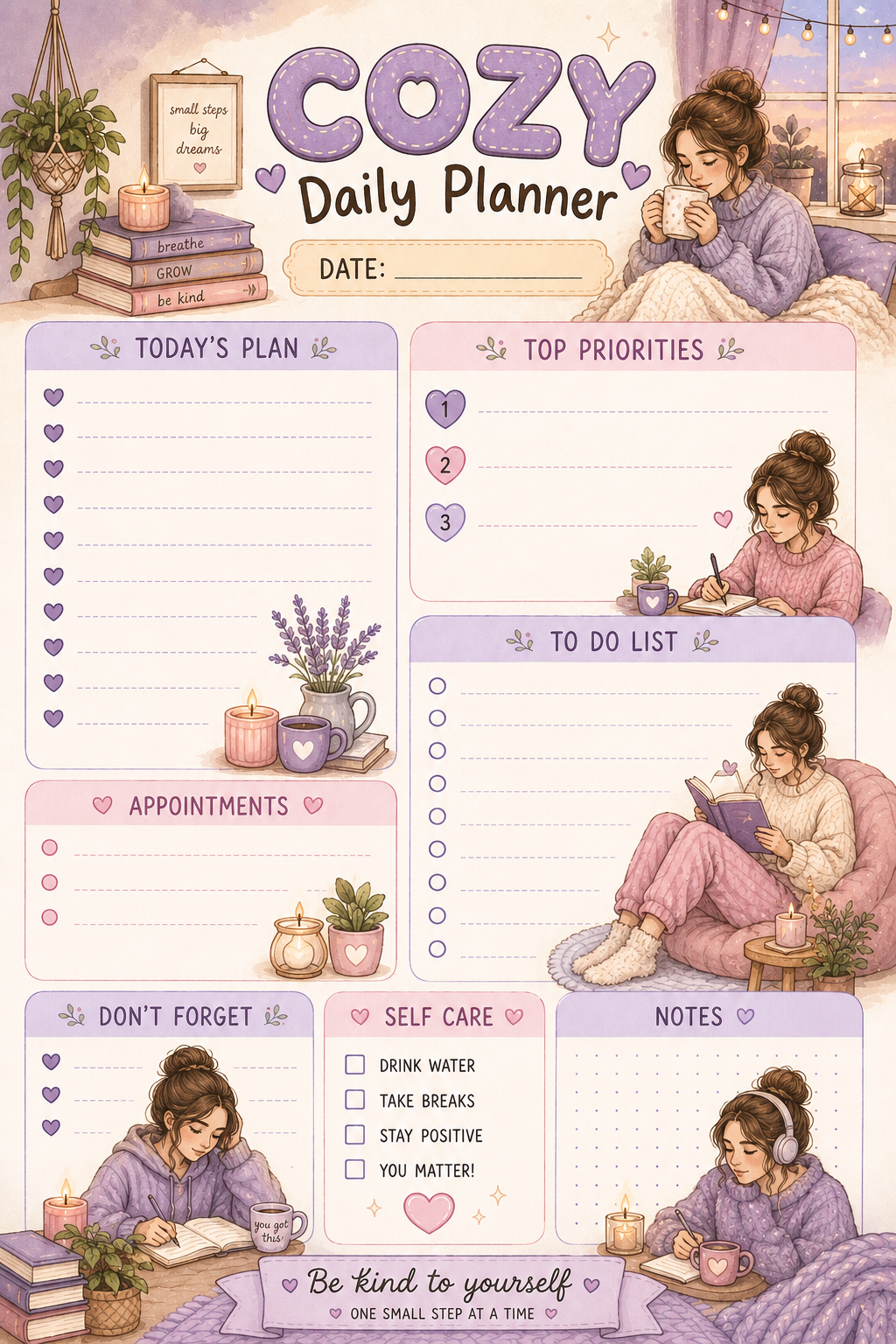 Cozy Daily Planner