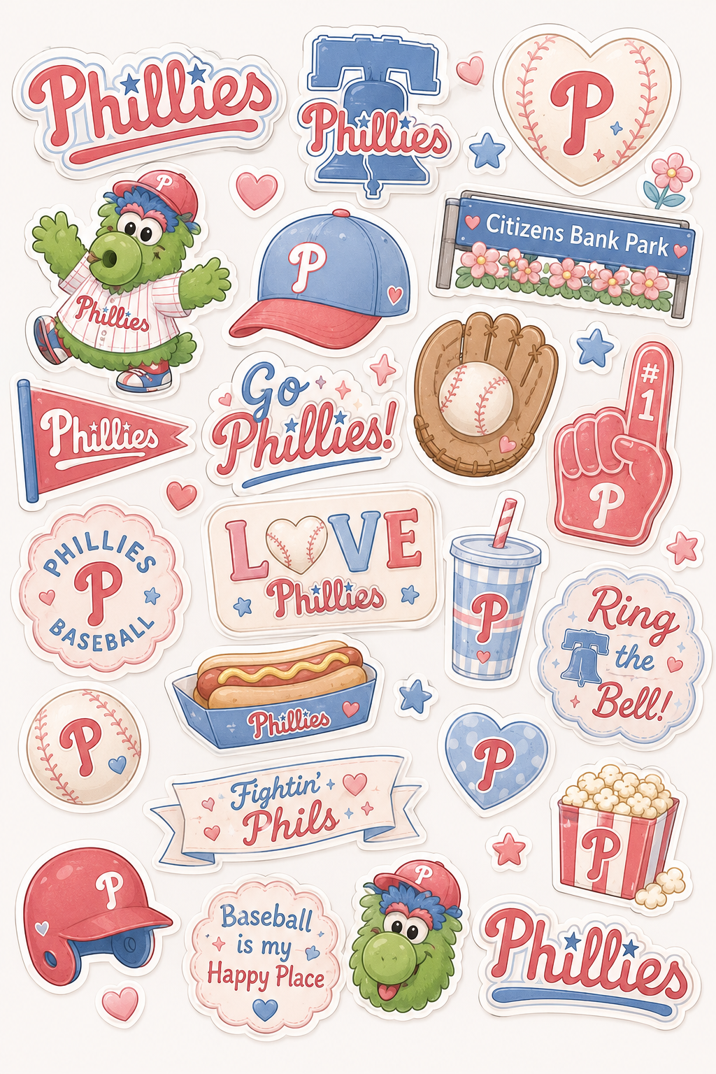 Phillies Stickers