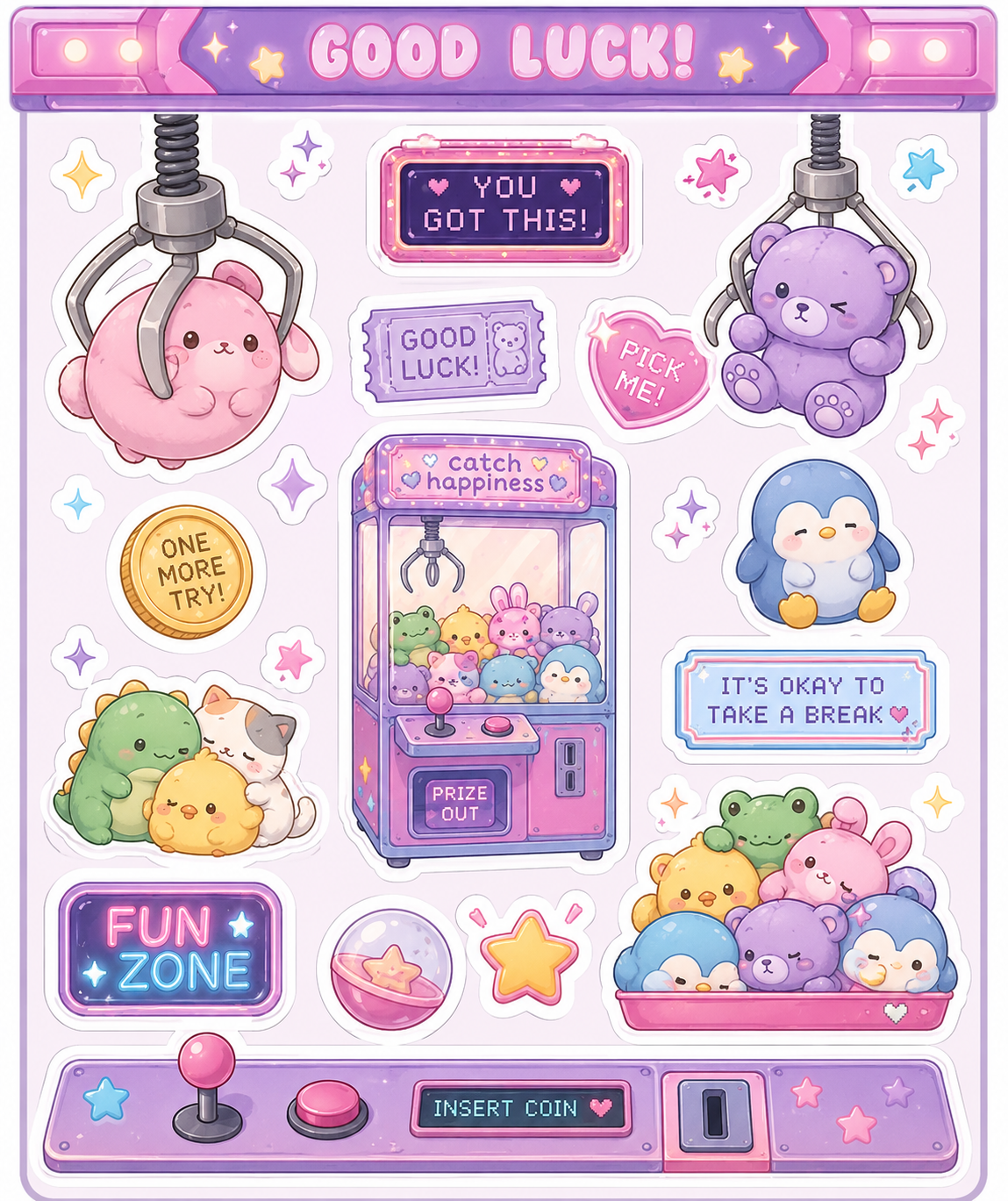 Crane1 Stickers