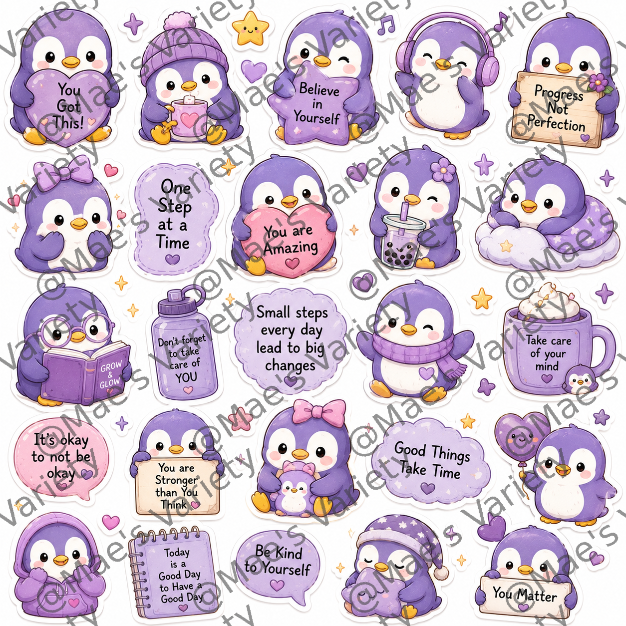 Purple Penguins