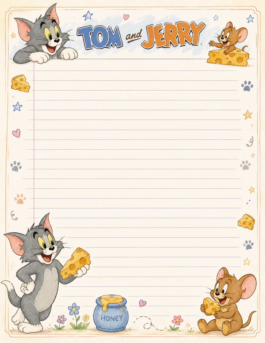 Tom & Jerry Notepad