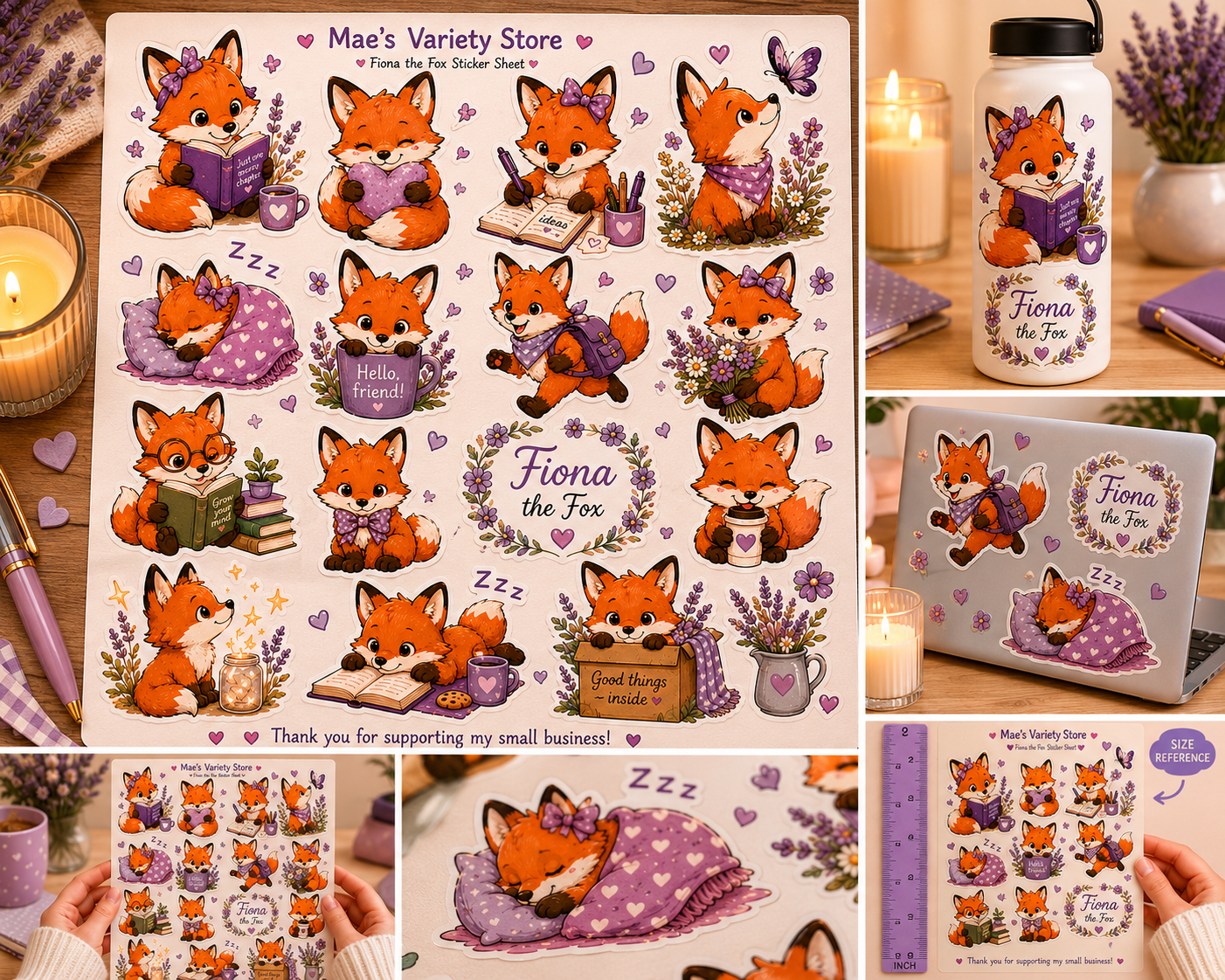 Baby Fox Stickers