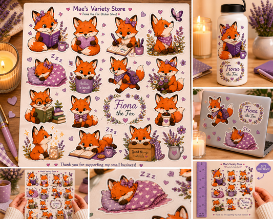 Baby Fox Stickers