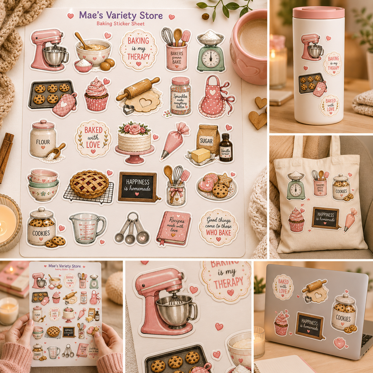 Baking Stickers