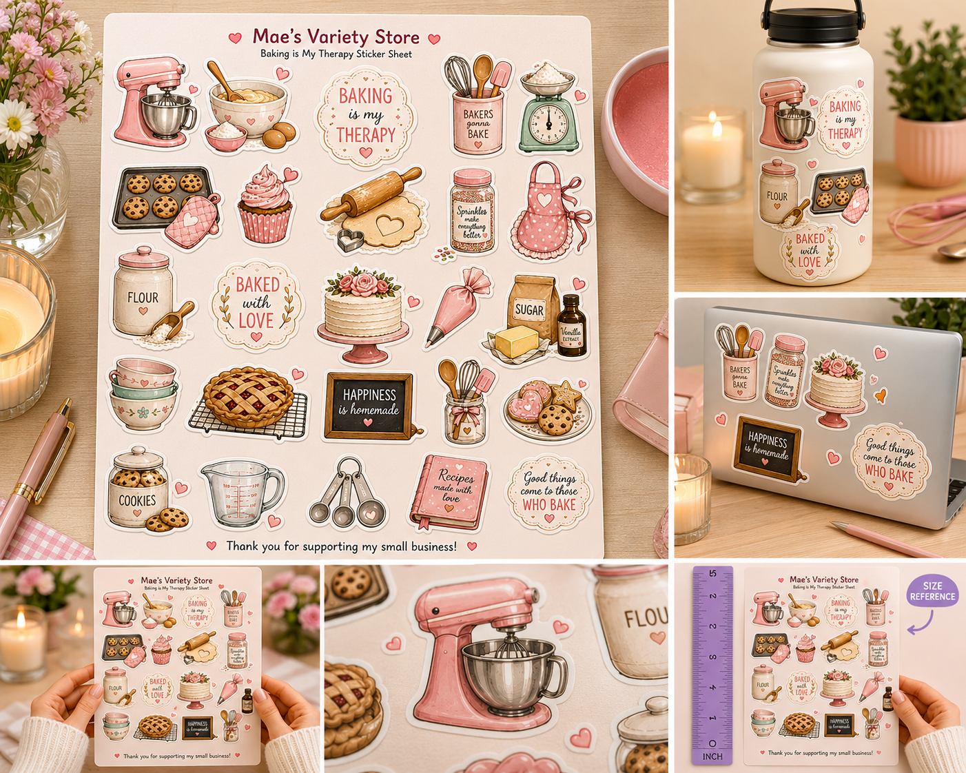 Baking Stickers