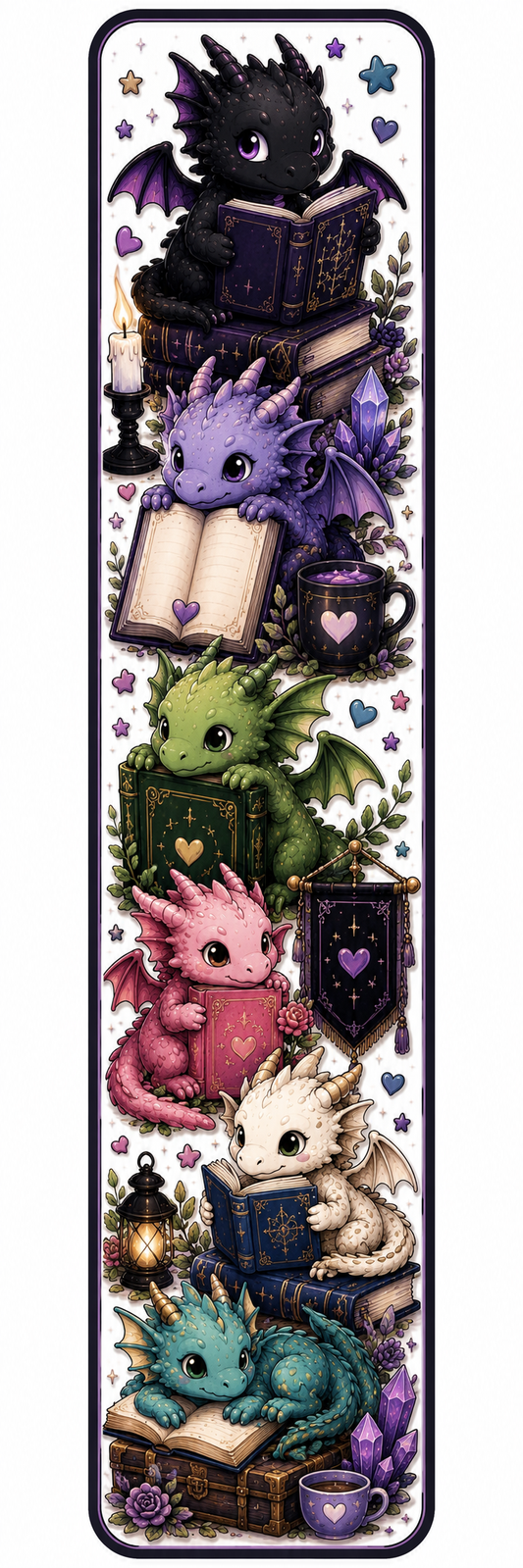 Book Dragons Bookmark