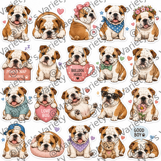Bulldog Stickers