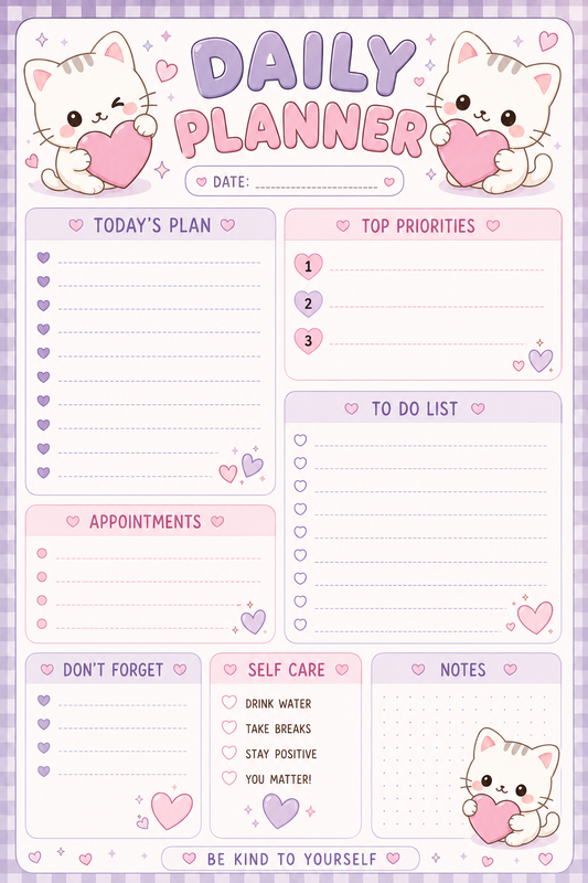 Mae's Daily Planner
