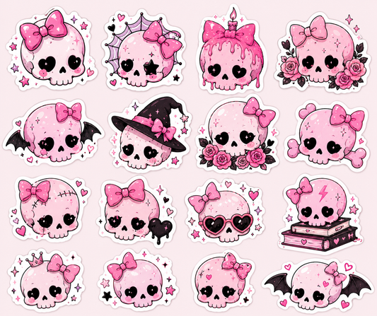 Pink Skulls