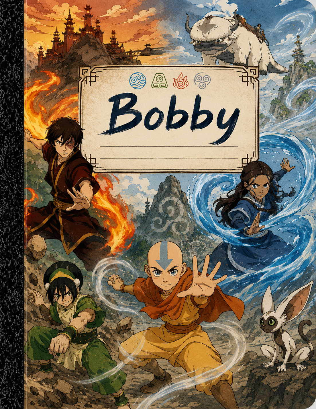 Avatar The Last Airbender Composition Book