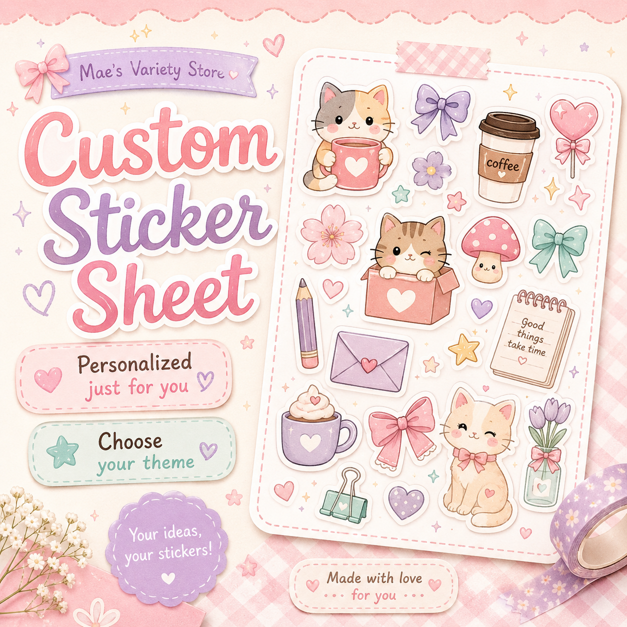 Custom Sticker Sheet (Uncut)