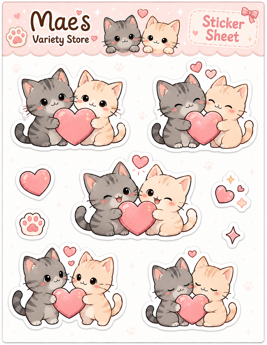 Kitten Besties Stickers
