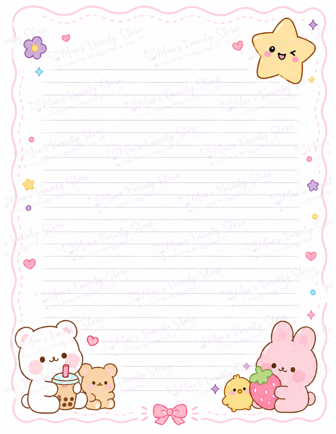 Purple "Notes" Notebook (Professionally Printed)