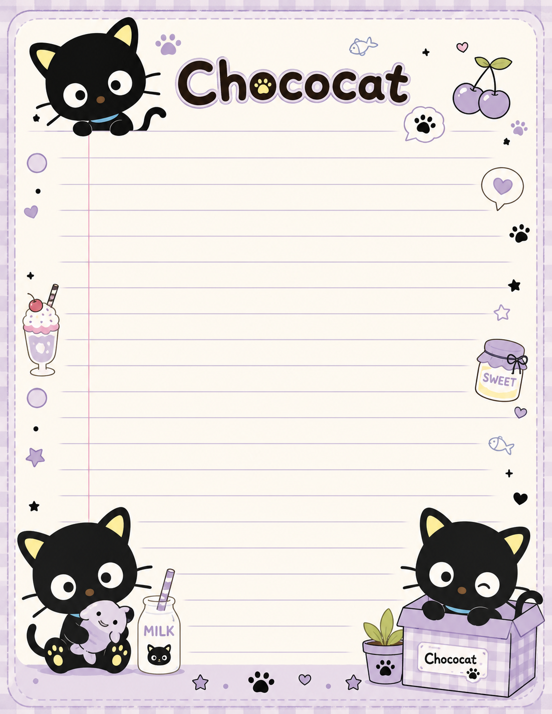Chococat Notepad