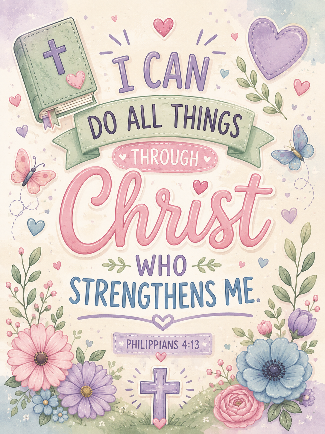 I Can Do All Things Through Christ Composition Book