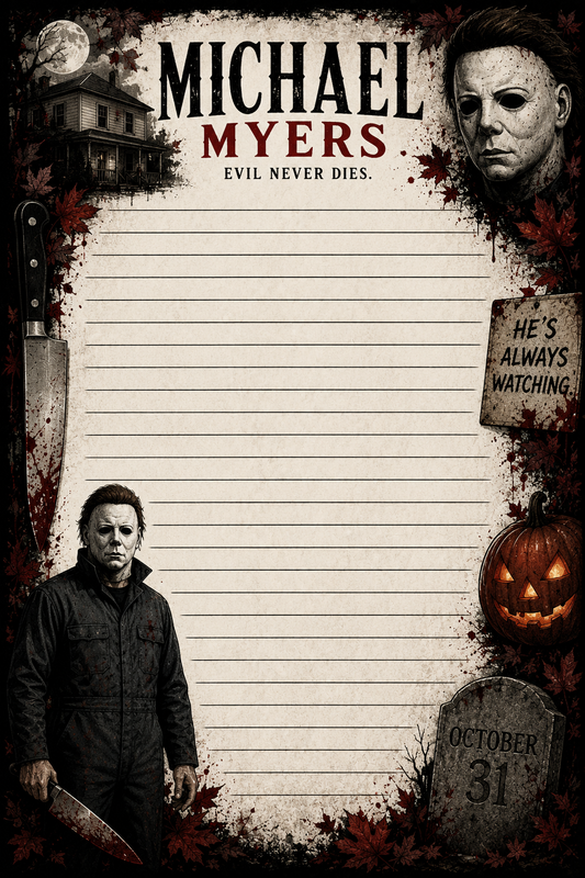 Michael Myers Notepad