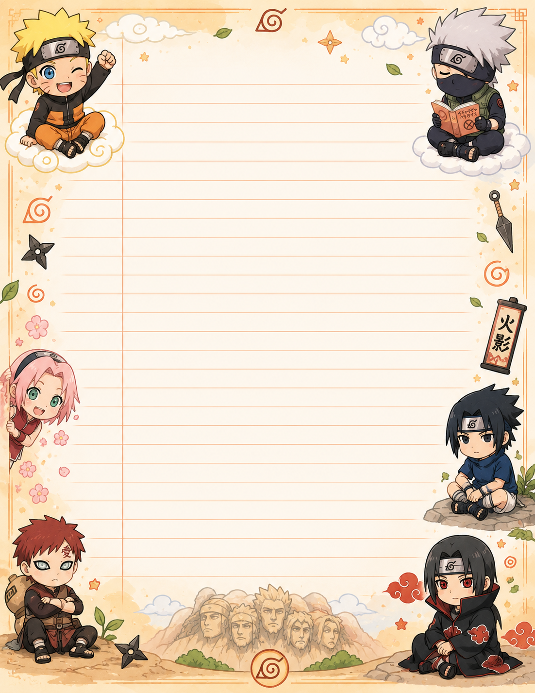 Naruto Notepad