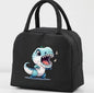 Dinosaur Lunch Bag - Black