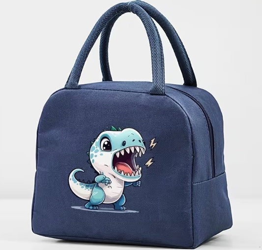 Dinosaur Lunch Bag - Blue