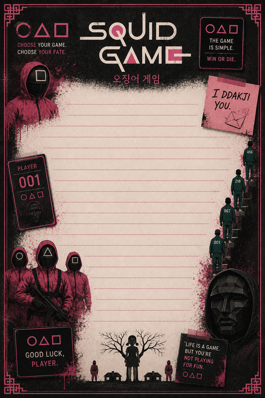 Squid Games Notepad