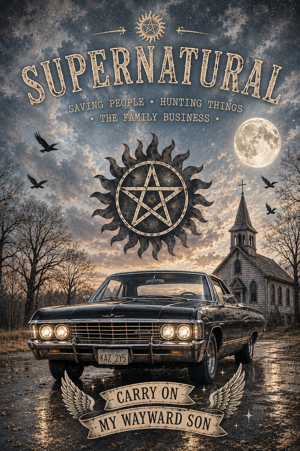 Supernatural Composition Book