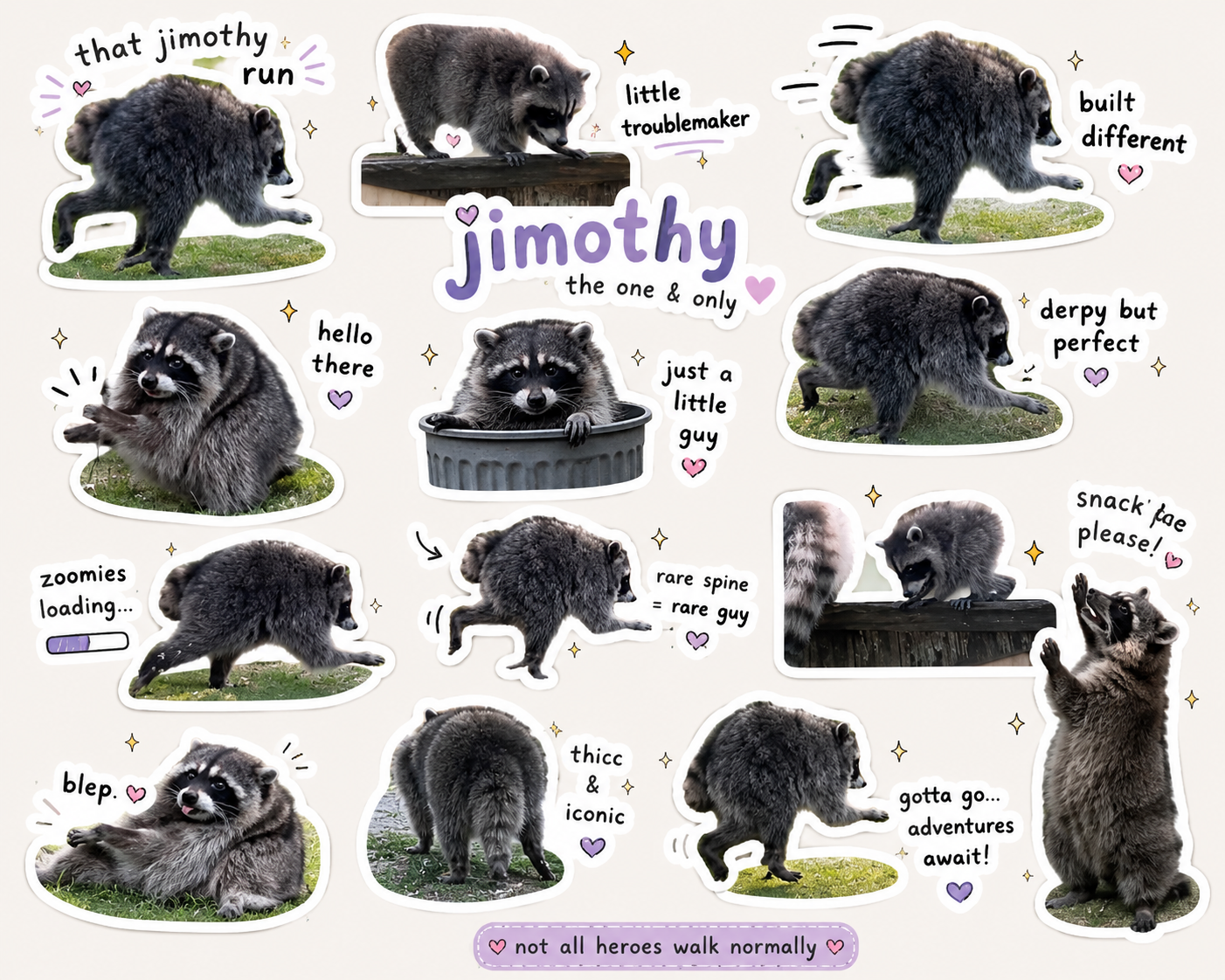Jimothy Stickers