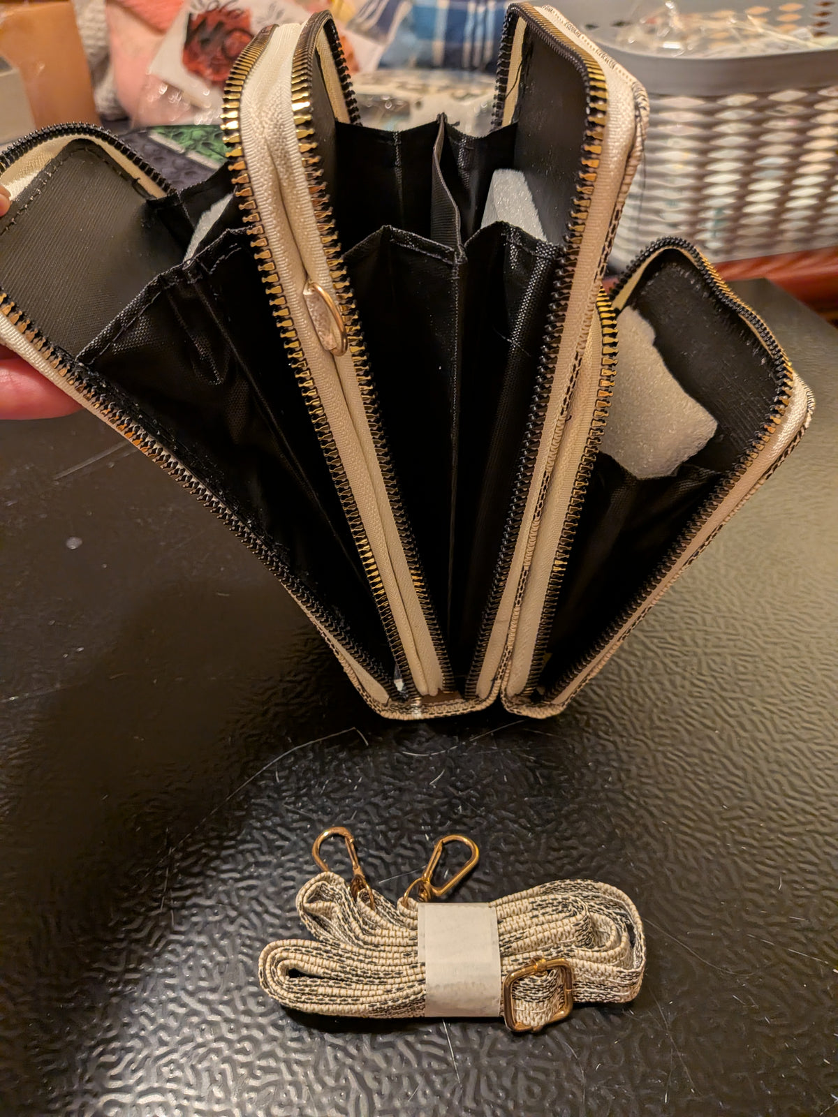 Triple Wallet Crossbody
